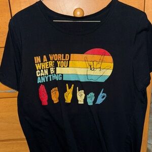 Size Large ASL Shirt